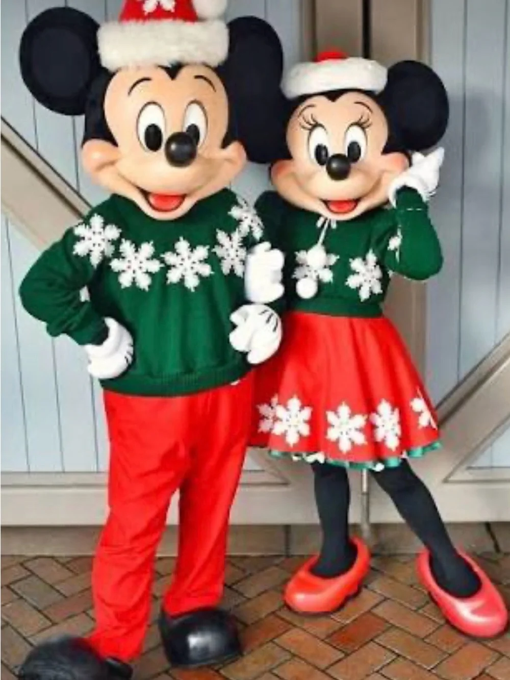 Taylor Joelle Holiday Snowflake Minnie Inspired Dress Size 3